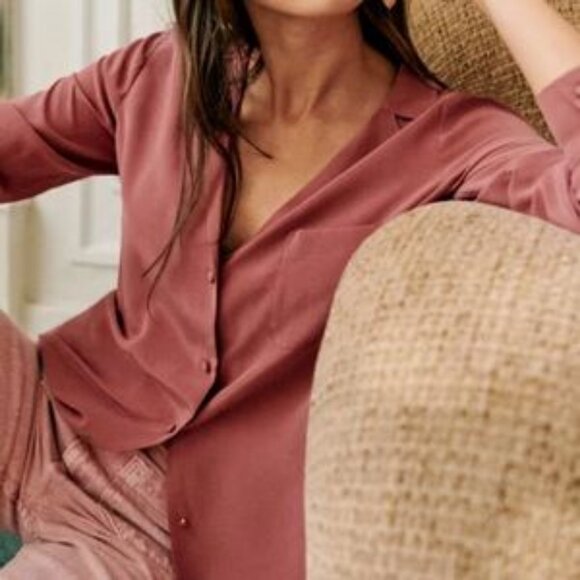 Sezane Florence Shirt (Rosewood) - Picture 1 of 5